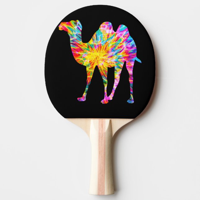 TIE DYE CAMEL PING PONG PADDLE (Front)