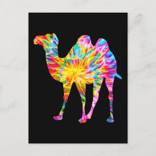 TIE DYE CAMEL POSTCARD