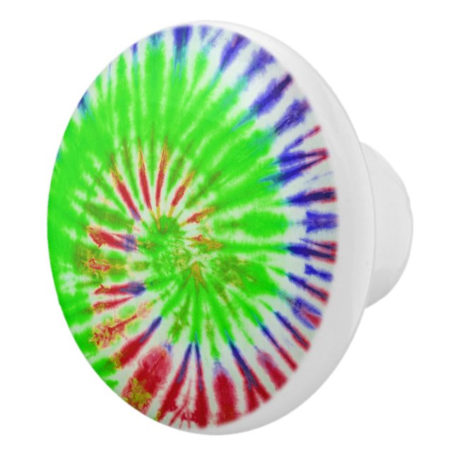 Tie-Dye Ceramic Knob (Right)