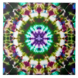 Tie-Dye Ceramic Tile
