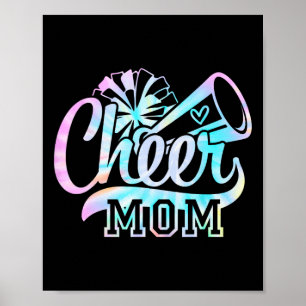 Tie Dye Cheer Cheerleading For Cheerleader Squad M Poster