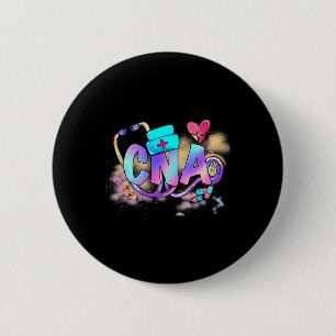 Tie Dye Cna Cute Nurse Day Cna Rn Nurse Week Gifts 6 Cm Round Badge