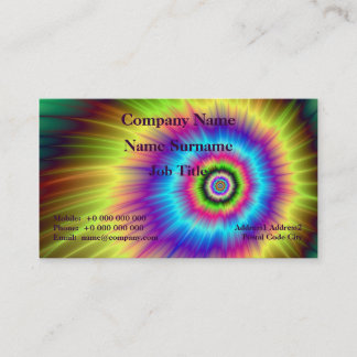 Tie-dye Colour Explosion Business Card