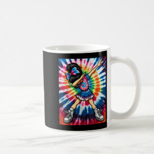 Tie Dye Cute Dabbing Cheerleader Dance Cheerleadin Coffee Mug