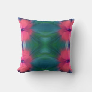 Tie-Dye Design Pink & BLue Cushion