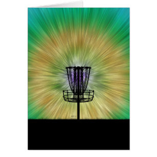 Tie Dye Disc Golf Basket