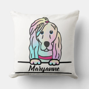 Tie Dye Dog Cushion
