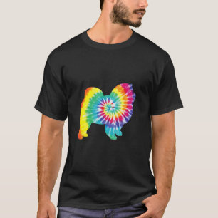 Tie Dye Dog Hippie Chow Terrier Retro Puppy T-Shirt