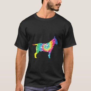 Tie Dye Dog Hippie English Bull Terrier Retro Pupp T-Shirt