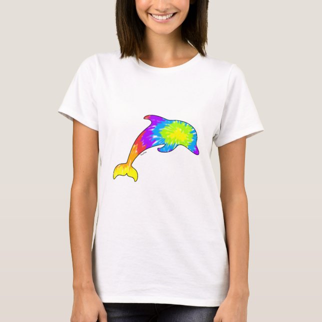 Tie Dye Dolphin T-Shirt (Front)