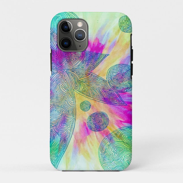 Tie Dye Doodle By Megaflora Case-Mate iPhone Case (Back)