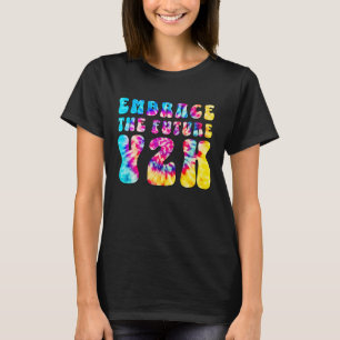Tie Dye EMBRACE THE FUTURE Y2K T-Shirt
