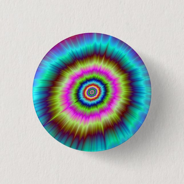 Tie Dye Explosion 3 Cm Round Badge (Front)