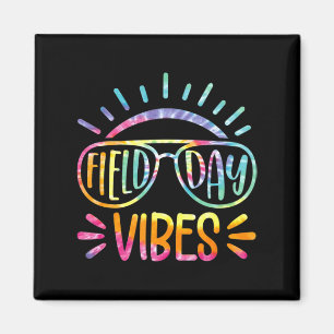 Tie Dye Field Day Vibes Last Day Of School Field D Magnet