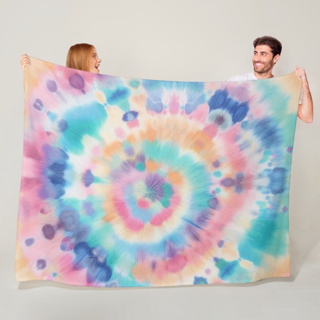 Tie Dye Fleece Blanket (In Situ)