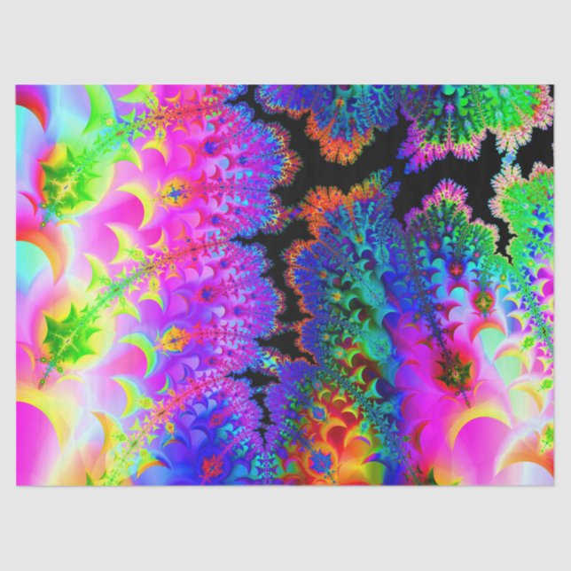 Tie Dye Fractal Tissue Paper (Front)