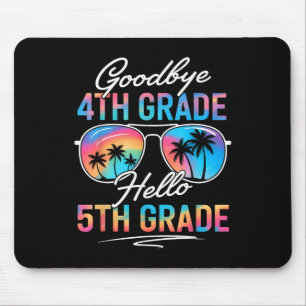 Tie Dye Goodbye 4th Grade Hello 5th Grade Summer S Mouse Pad