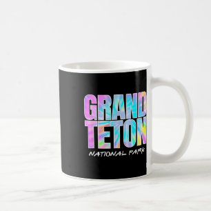Tie Dye Grand Teton National Park Wyoming Kids Wom Coffee Mug