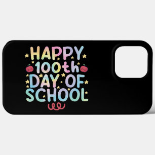 Tie Dye Happy 100th Day Of School Teacher Student  iPhone 13 Pro Max Case