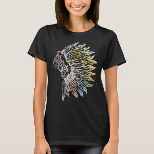 TIE DYE HEADDRESS NATIVE AMERICAN INDIAN TRADITION T-Shirt