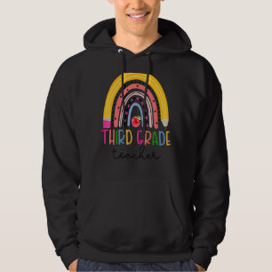 Tie Dye Hello 3rd Grade Teacher Student 1st Day Of Hoodie