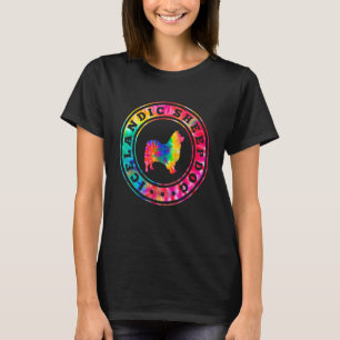 Tie Dye Icelandic Sheepdog Dog Mum Dad Pet T-Shirt