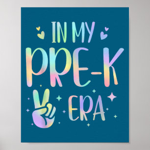 Tie Dye In My Pre-k Era  Poster