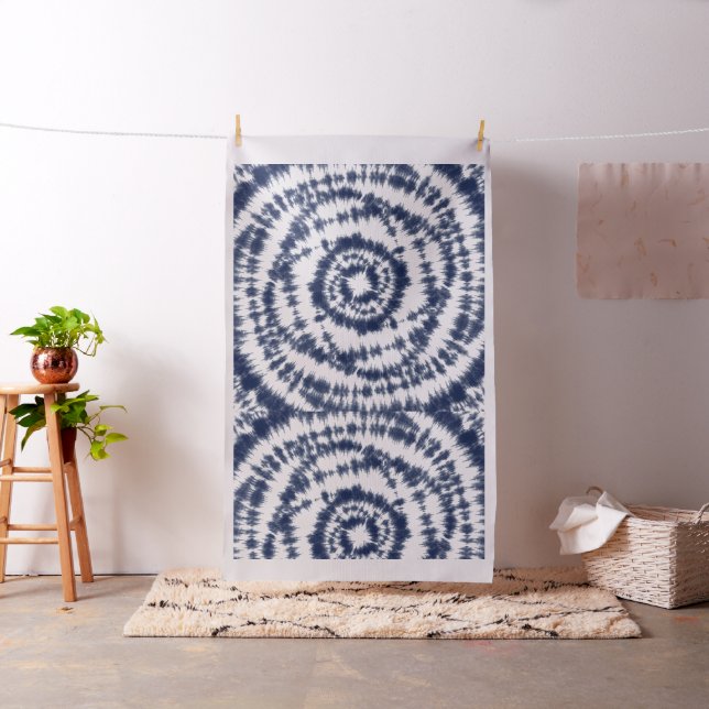 Tie Dye Indigo Fabric (In Situ)