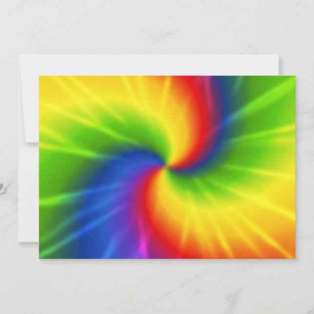 Tie Dye Invitation (Front)