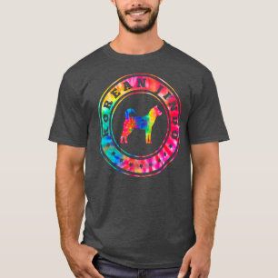 Tie Dye Korean Jindo Dog Mum Dad Pet Lover  T-Shirt