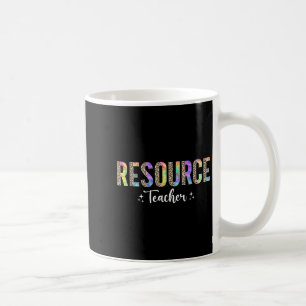 Tie Dye Leopard Resource Teacher Appreciation For Coffee Mug