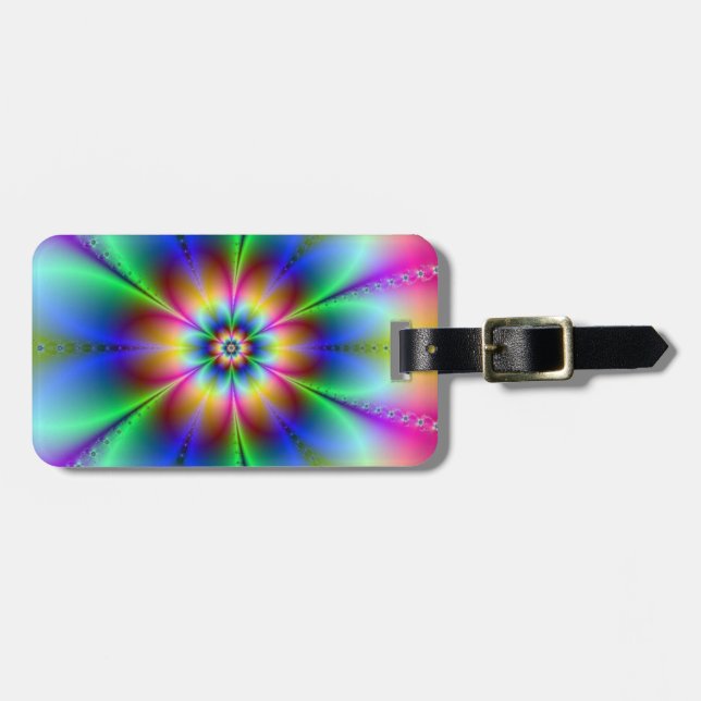 Tie Dye Luggage Tag (Front Horizontal)