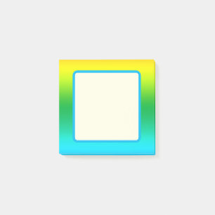 Tie Dye Mid Spectrum Rainbow Colors Post-it Notes