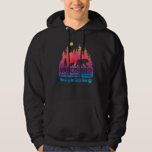 Tie Dye Mother Bear and Cubs Vacation Vancouver Hoodie