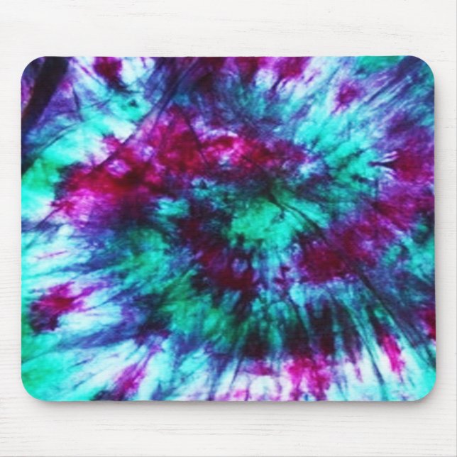 Tie Dye multicolor Mouse Pad (Front)