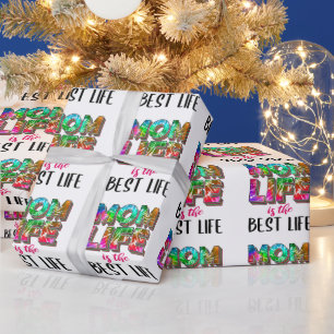 Tie Dye Mum Life is the Best Life Wrapping Paper