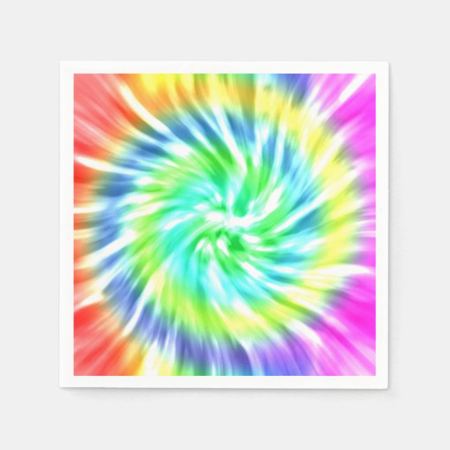 Tie Dye Paper Napkin (Front)
