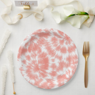 Tie Dye Paper Plate