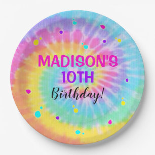 Tie Dye Paper Plates Rainbow Tie Dye