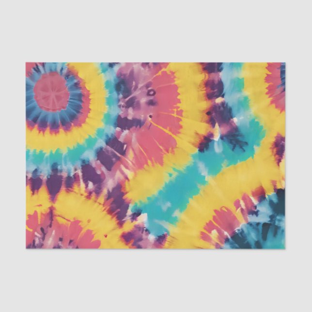 Tie Dye Pattern Tissue Paper (Front)