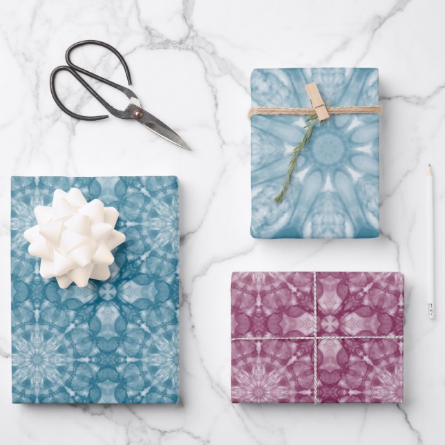 Tie Dye pattern wrapping paper (Front)