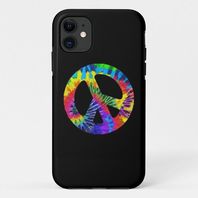 Tie Dye Peace IPhone Cover (Back)