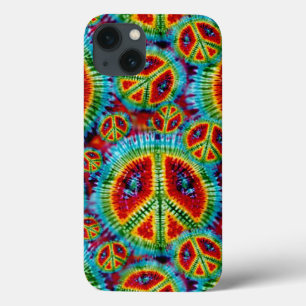 Tie Dye Peace Signs iPhone 13 Case