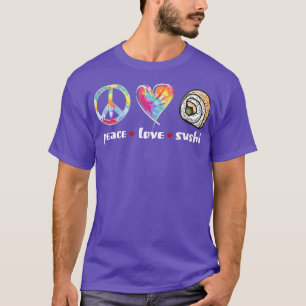 Tie dye peace sushi T-Shirt
