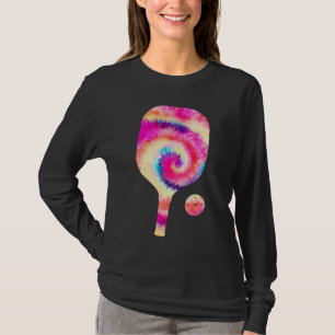 Tie Dye Pickle Ball Player Sports T-Shirt