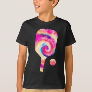 Tie Dye Pickle Ball Player Sports T-Shirt