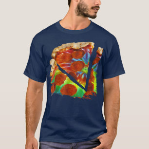 Tie-dye Pizza Rainbow Trippy 32705589 T-Shirt