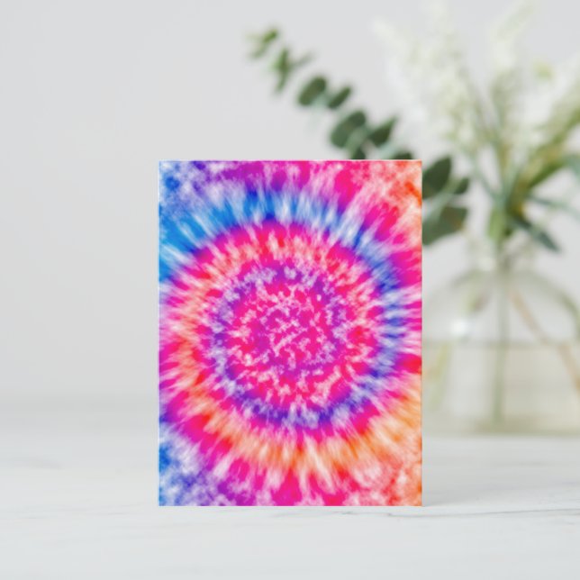Tie Dye Postcard (Standing Front)