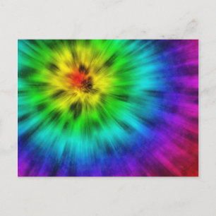 Tie Dye Postcard