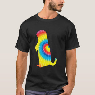 Tie Dye Prairie Dog Rainbow Print Rodent Hippie Pe T-Shirt
